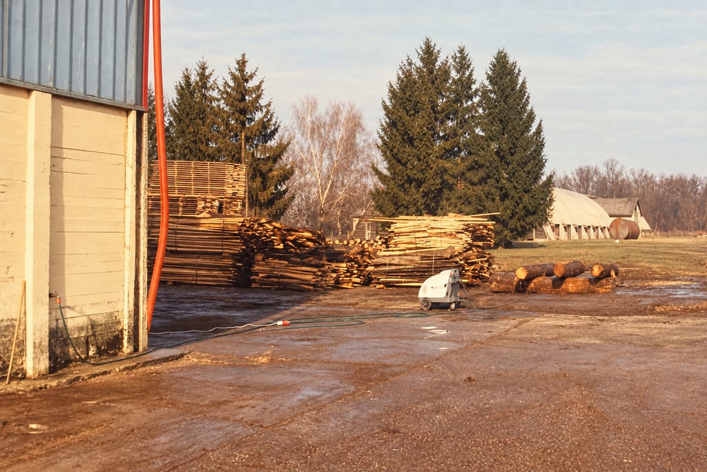 The yard