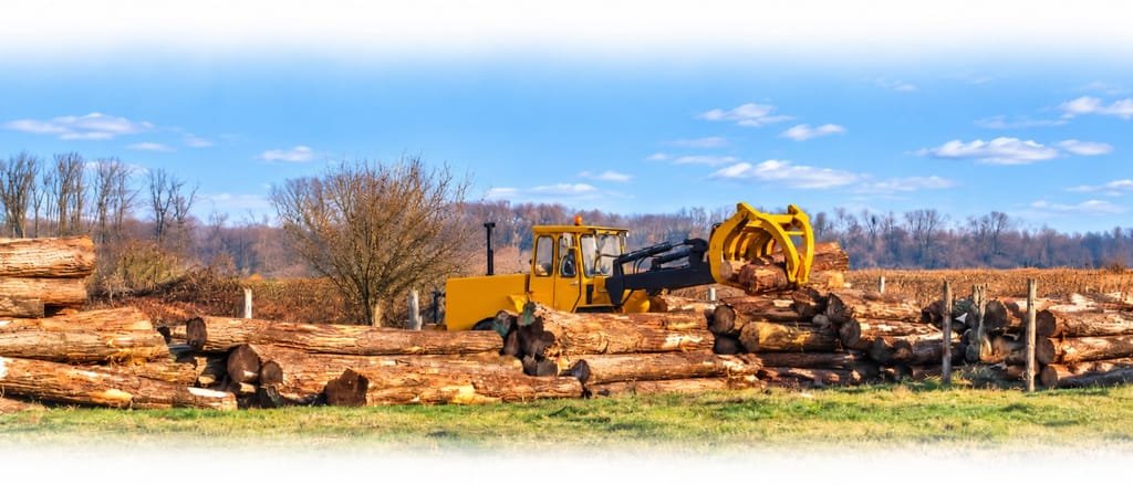 Log loader in Kálmáncsa